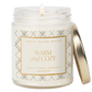Warm and Cozy Soy Candle - Clear Jar - 9 oz