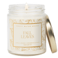 Fall Leaves Soy Candle - Patterned 9 oz - Clear Jar