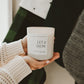 Let It Snow Soy Candle - Tan Matte Jar - 15 oz
