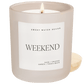 Weekend Soy Candle - Tan Matte Jar - 15 oz