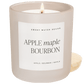 Apple Maple Bourbon Soy Candle - Tan Matte Jar - 15 oz (Sunday Brunch)