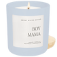 Boy Mama Soy Candle - Blue Matte Jar - 15 oz (Palo Santo Patchouli)
