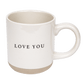 Love You 14 oz Stoneware Coffee Mug