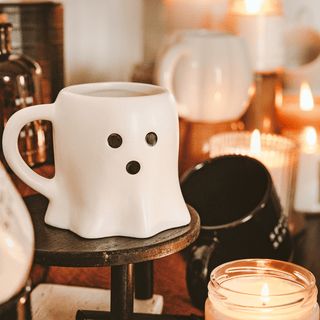 Ghost Face 12oz. Figural Coffee Mug