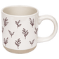 Brown Leaves 14oz. Stoneware Coffee Mug