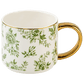 Green Delft 14 oz Coffee Mug
