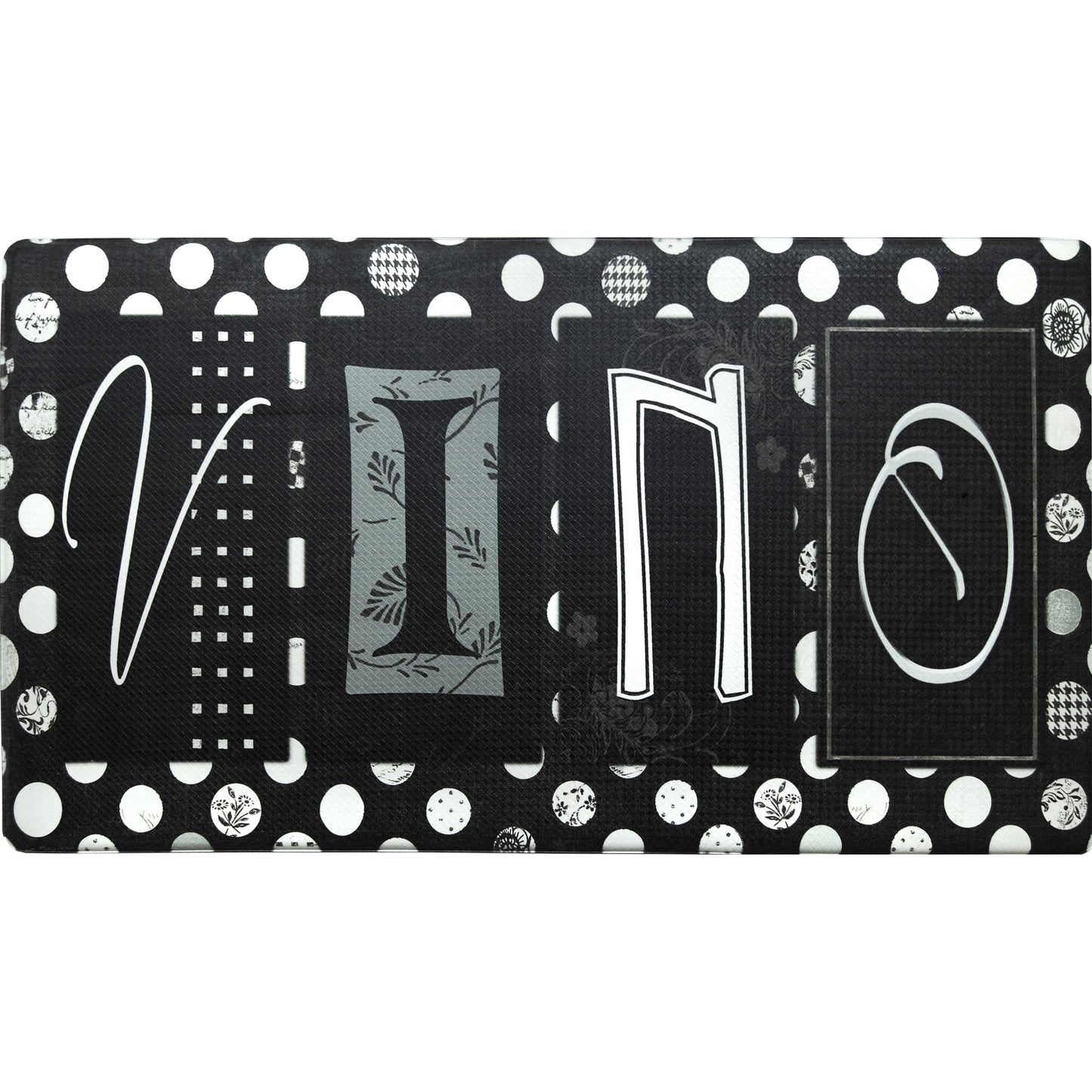 Oversized 20"x36" Feel at Ease Anti-Fatigue Kitchen Mat (Vino)