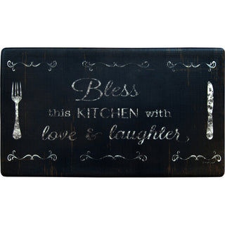Oversized 20"x36" Feel at Ease Anti-Fatigue Kitchen Mat (Bless This Kitchen)