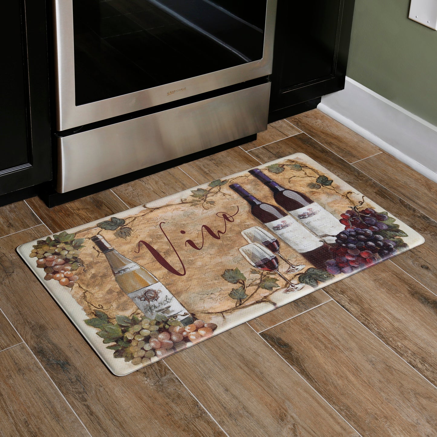 20"x36" Feel at Ease Anti-Fatigue Kitchen Mat (Vino 10438)