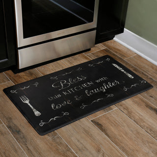 Oversized 20"x36" Feel at Ease Anti-Fatigue Kitchen Mat (Bless This Kitchen)