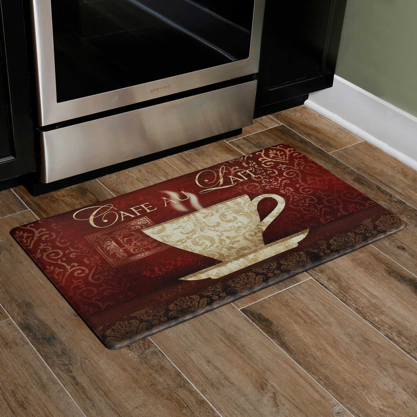 Oversized 20"x36" Feel at Ease Anti-Fatigue Kitchen Mat (New Coffee)