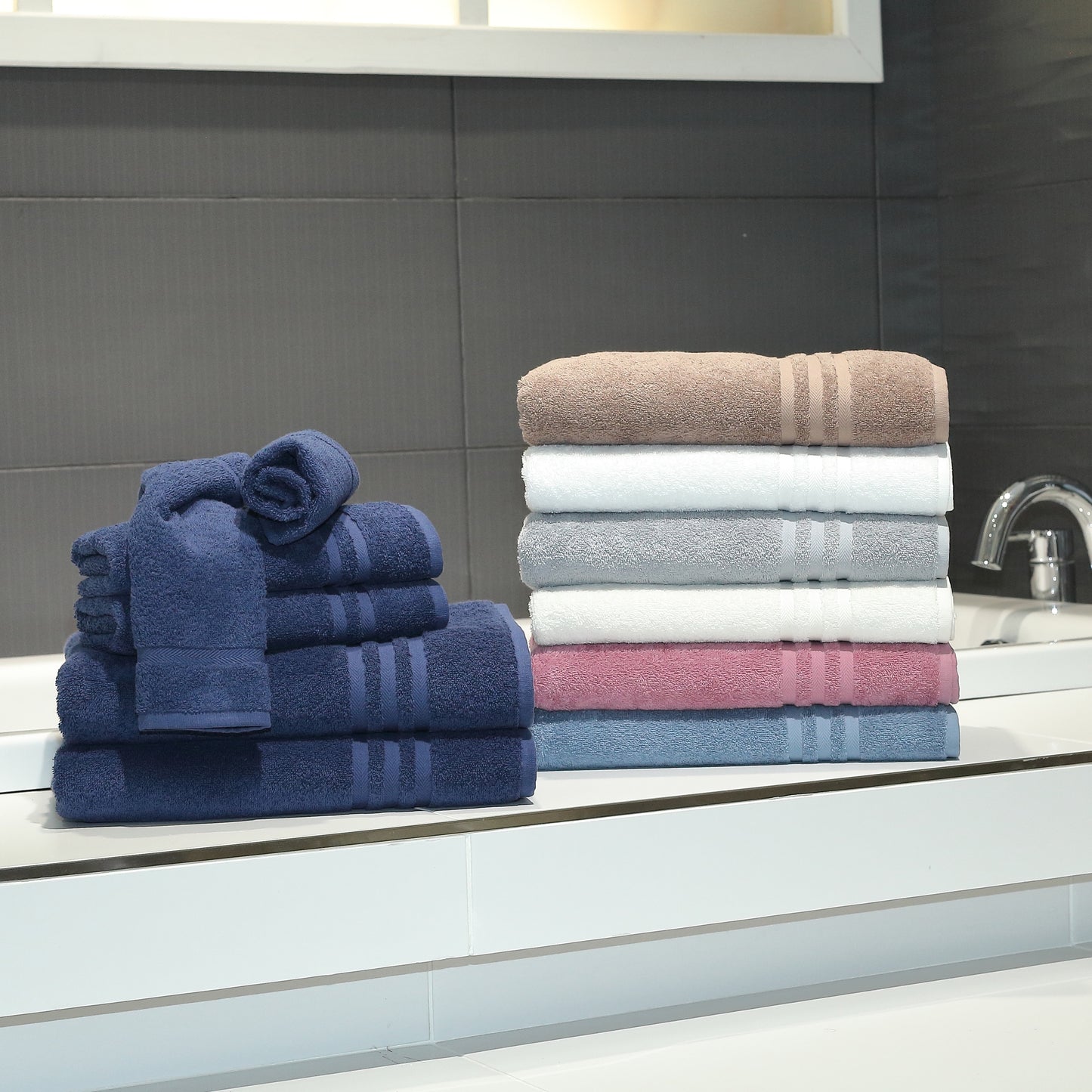 Copper Grove Tracadie Turkish Cotton 6piece Terry Bath Towel Set