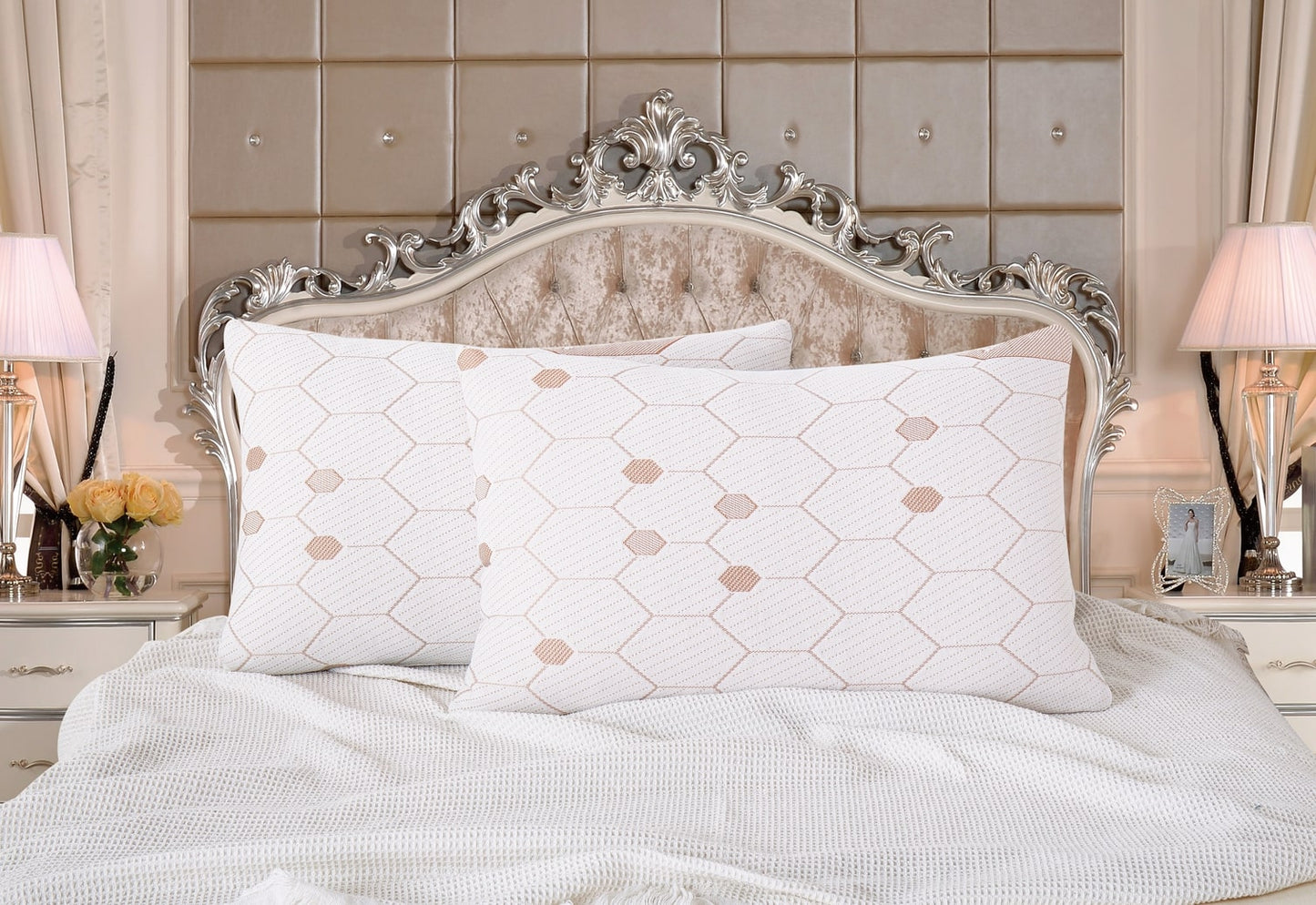 Copper Infused Memory Foam Pillow (Set of 2)