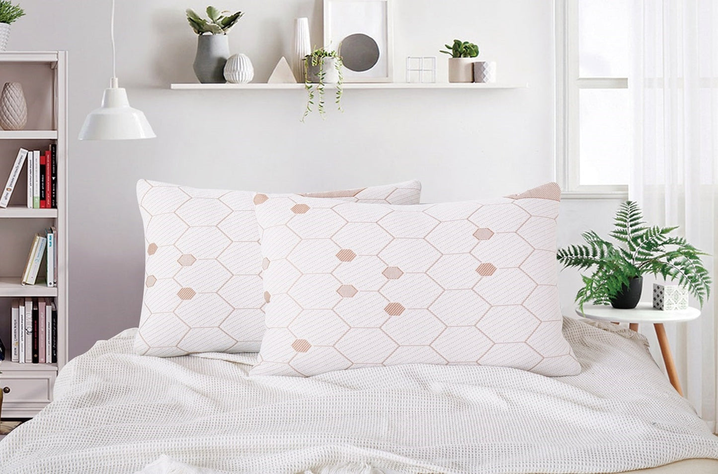 Copper Infused Memory Foam Pillow (Set of 2)