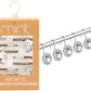 Set of 12 Rust Resistant Shower Curtain Hooks - 6 Designs!