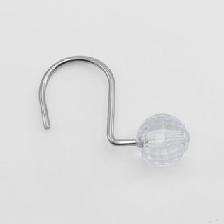 Set of 12 Rust Resistant Shower Curtain Hooks - 6 Designs!