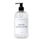 White Text Labels for Plastic and Glass Dispensers