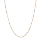 14k Rose Gold Classic Box Chain 0.45mm