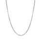 14k White Gold Diamond Cut Cable Link Chain 1.8mm