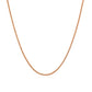 14k Rose Gold Adjustable Popcorn Chain 1.3mm