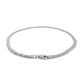 3.5mm 14k White Gold Braided Bracelet