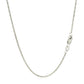 14k White Gold Lumina Pendant Chain 1.0mm