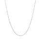 14k White Gold Classic Box Chain 0.45mm