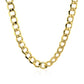 6.2mm 14k Yellow Gold Curb Chain