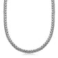 Oxidized Sterling Silver Wheat Style Chain Men's Necklace