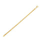 Silk Rope Chain Bracelet in 14k Yellow Gold  (4.30 mm)
