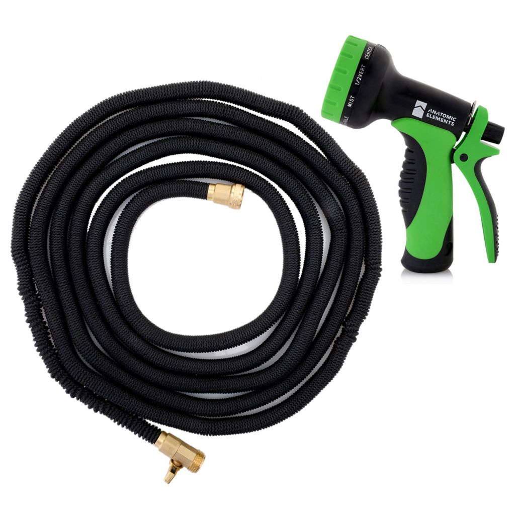 Anatomic Elements Garden Hose Nozzle & Expandable Hose Set