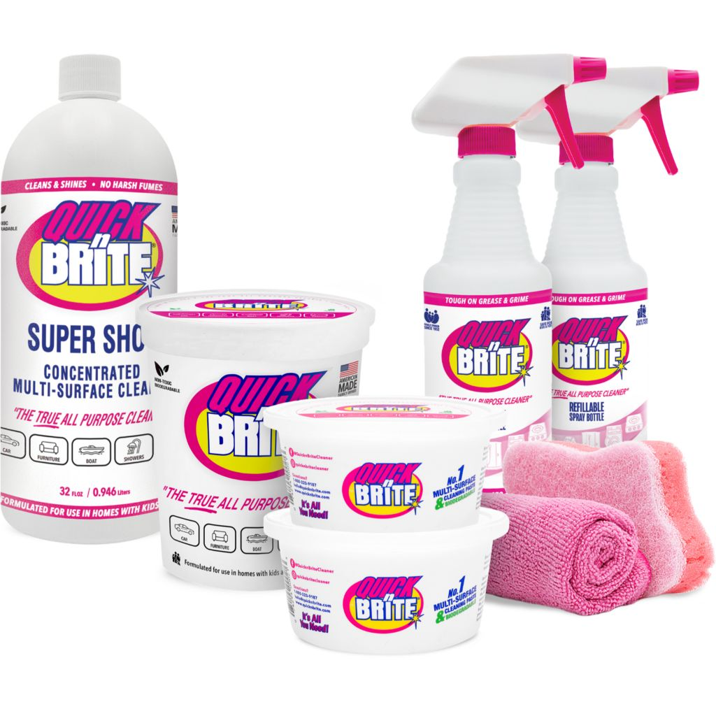 Quick 'n Brite Deluxe Home Cleaning Kit