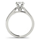 14k White Gold Single Row Diamond Engagement Ring (1 cttw)
