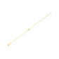 14k Yellow Gold MOP Evil Eye Bracelet (1.00 mm)