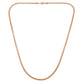 Ice Barrel Chain in 14k Rose Gold (3.10 mm)