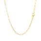14K Yellow Gold Delicate Paperclip Chain (2.1mm)