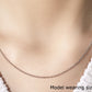14k White Gold Round Cable Link Chain 1.9mm