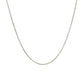 14k White Gold Round Cable Link Chain 1.1mm