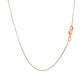 18k Rose Gold Classic Box Chain (0.60 mm)