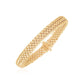 14k Yellow Gold High Polish Thick Braided Bracelet (8.8mm)