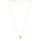 14k Yellow Gold Panther Head Necklace
