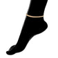 Herringbone Anklet in 18K Gold