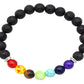 7 Genuine Chakra Healing Natural Stone Bead Anklet