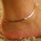 14K Gold Plated Snake Chain Anklet