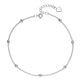Sterling Silver Bead Anklet