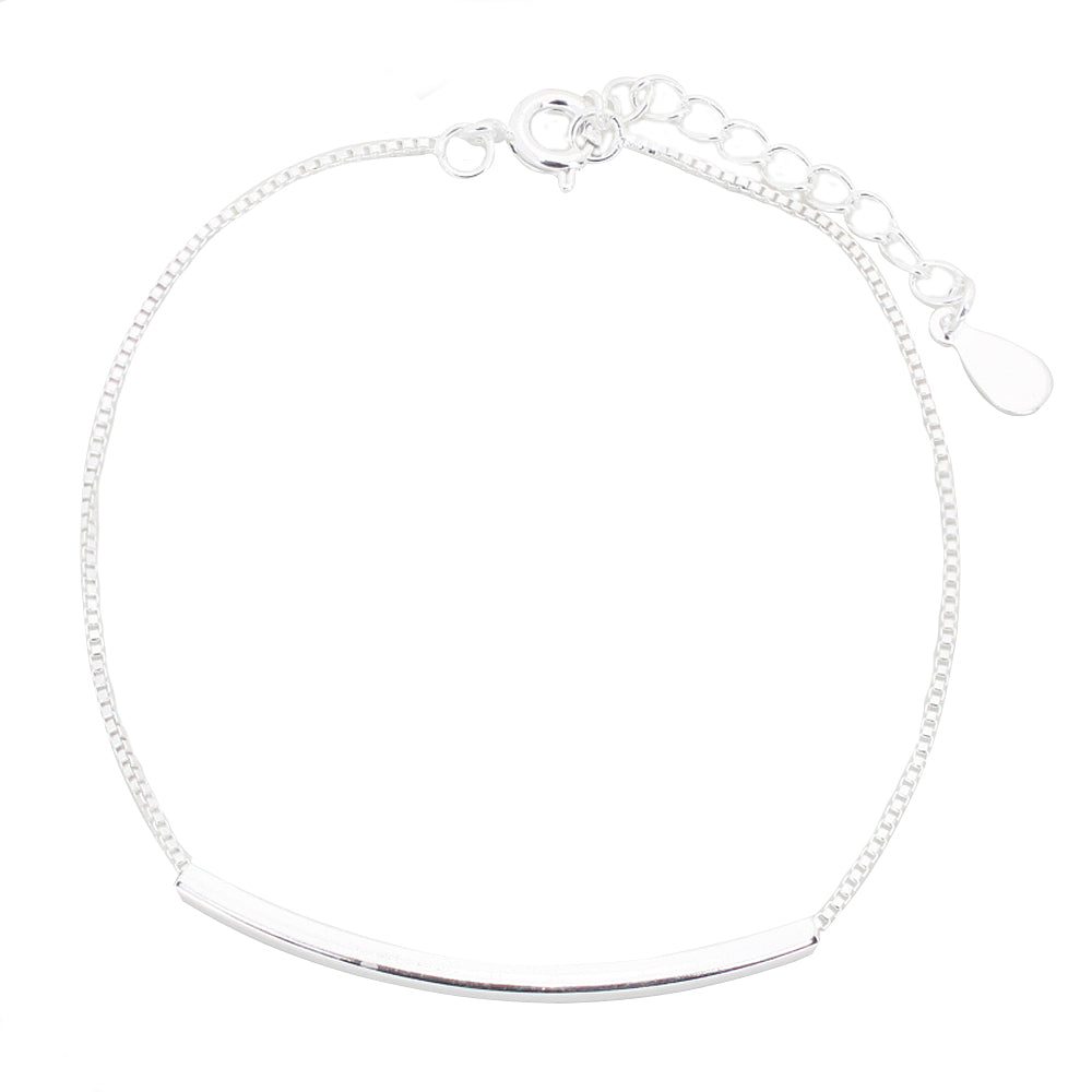Sterling Silver Bar Bracelet