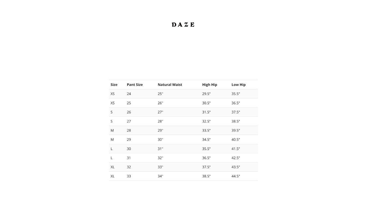 Daze - Madison Mid Rise Wide Leg Jeans