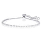Amy and Annette 14K Gold Adjustable Tennis Bracelet with crystals from Swarovski