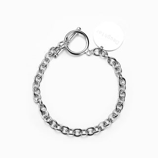 Inspirational Toggle Bracelets in 14K White Gold -Daughter or Mother