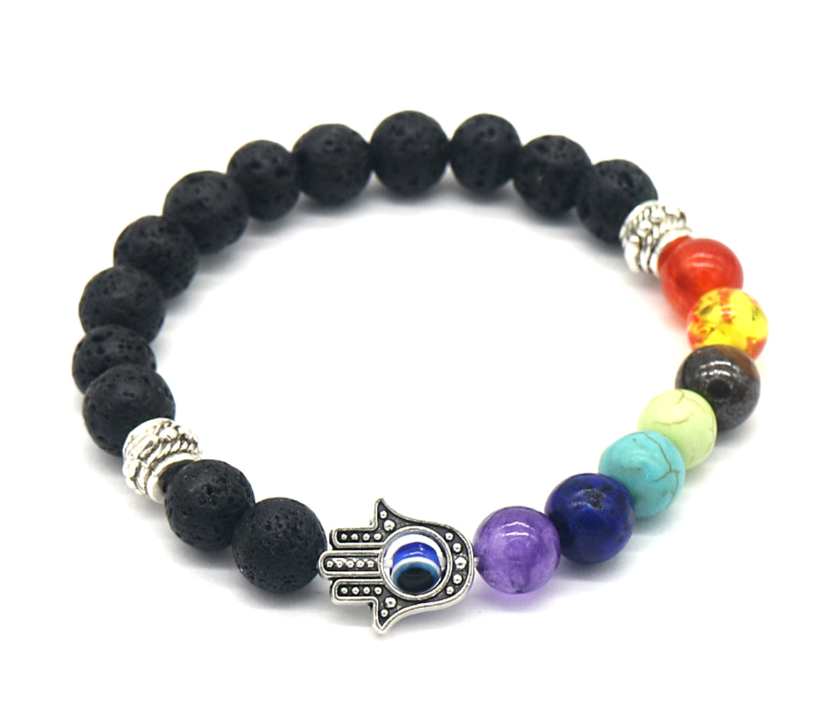 Amy and Annette 7 Genuine Chakra Healing Gemstone Bracelets